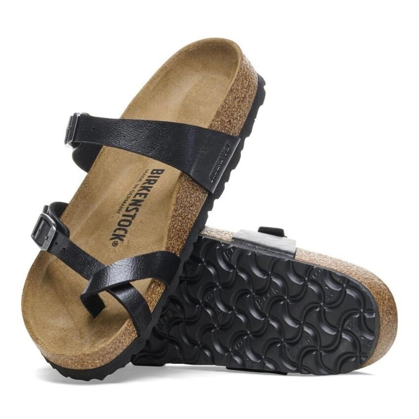 Mayari Graceful Licorice Birko Flor Sandals