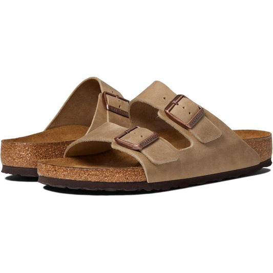 Arizona Tobacco Oiled Leather Sandals
