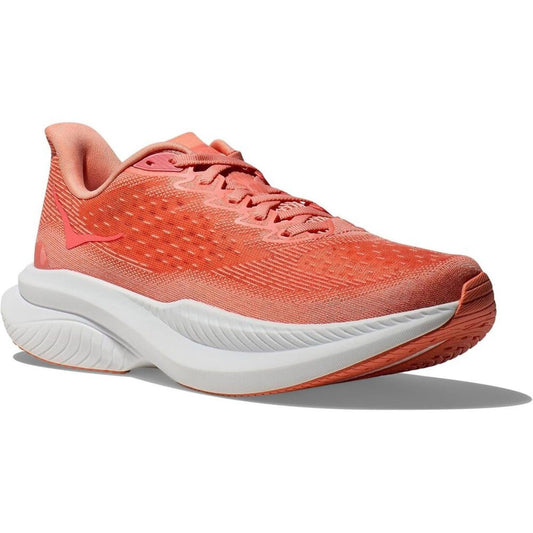 March 6 Guava White Lace Up Sneakers