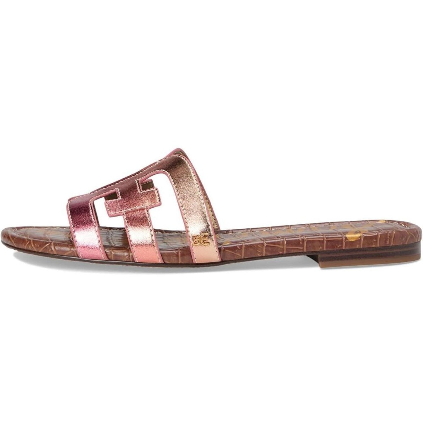 Bay Sunrise Multi Leather Flat Slide Sandals