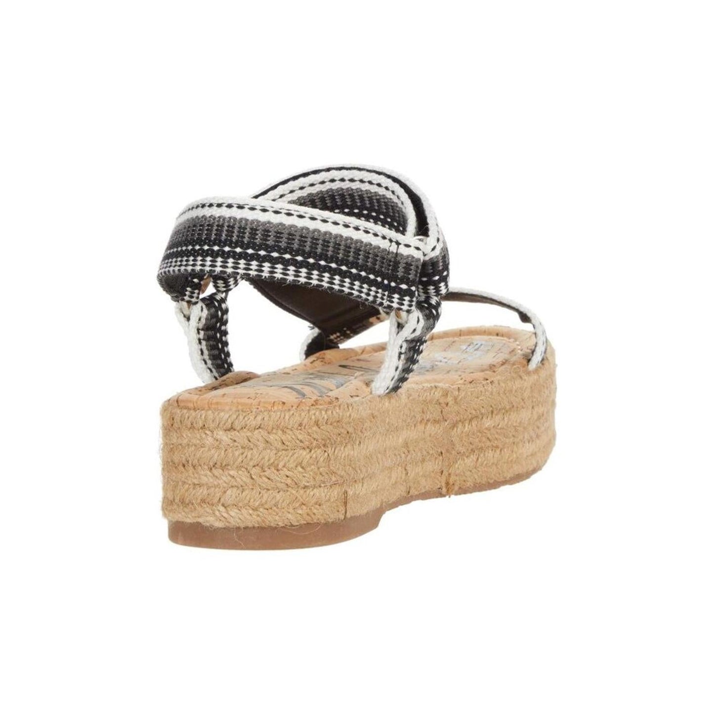 Artica Black Multi Woven Sandals