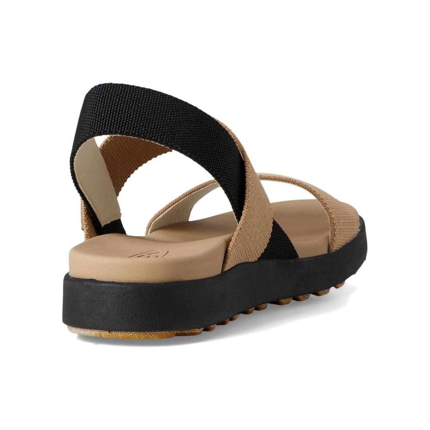Elle Cornstalk Black Backstrap Sandals