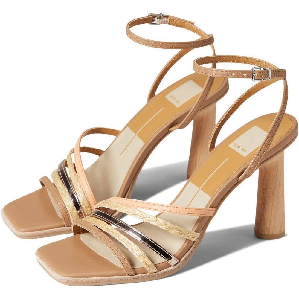 Quinna Peach Multi Heels