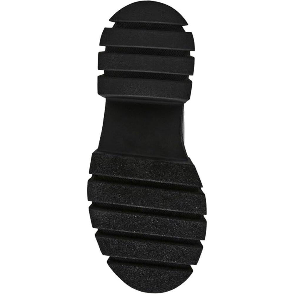 Boomba Black Lug Ankle Boots