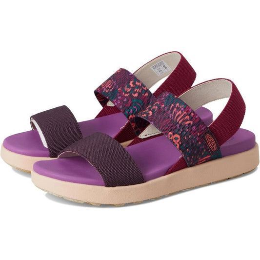 Elle Backstrap Beaujolais Plum Perfect Sandals