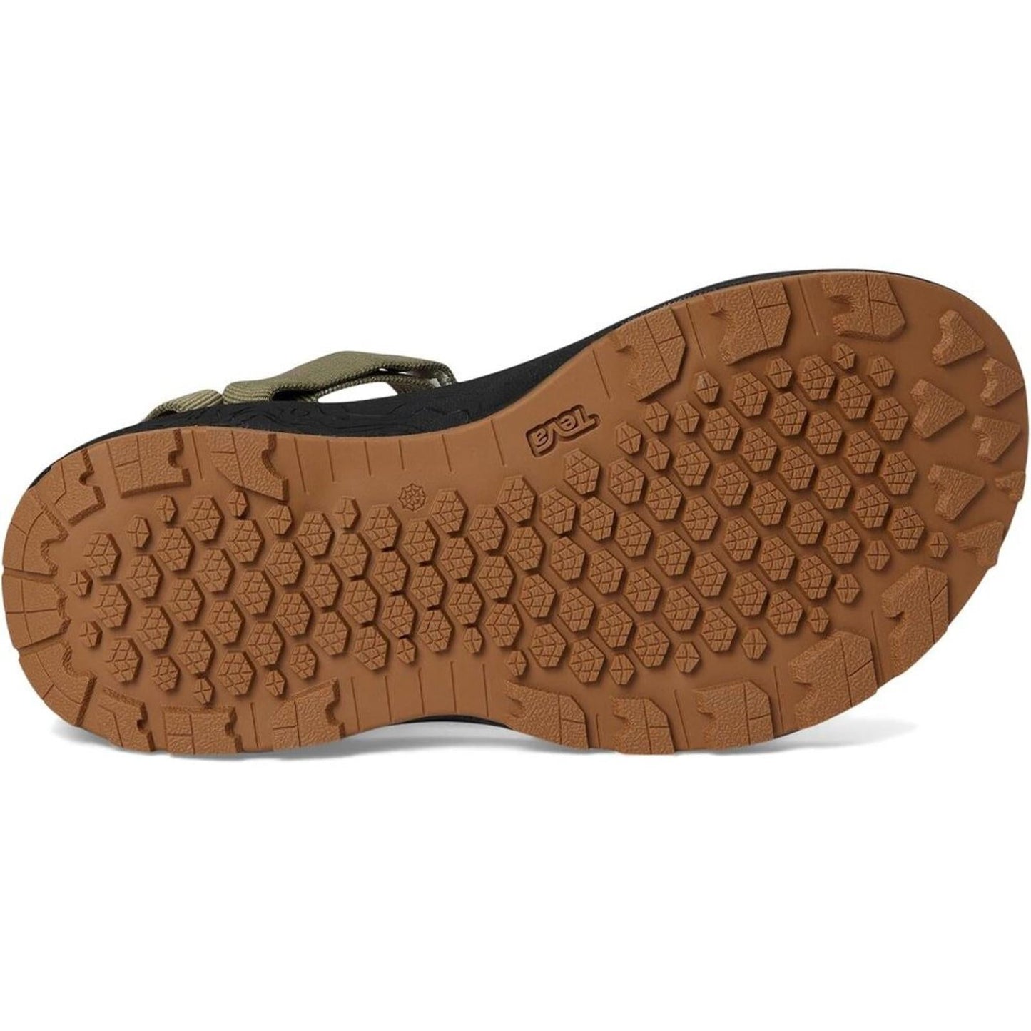Hydratek Burnt Olive Black Strap Sandals
