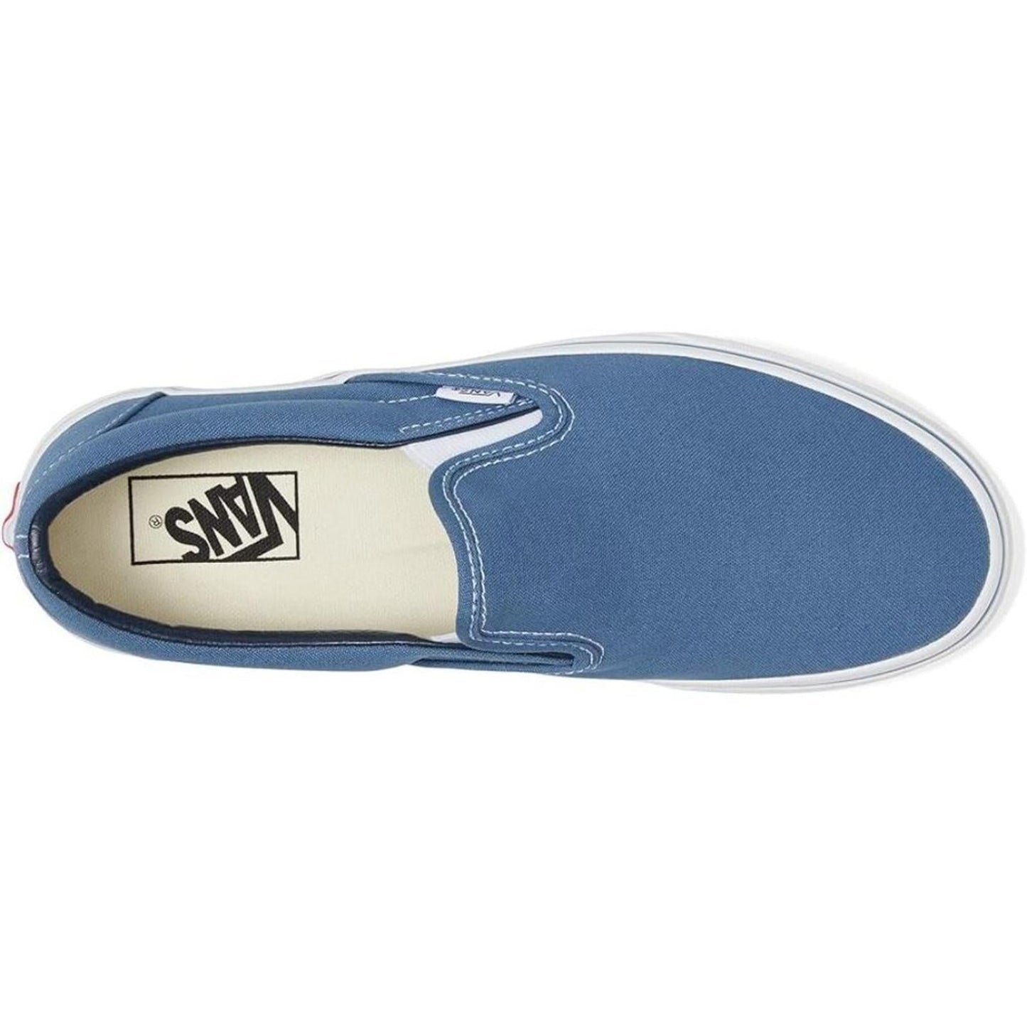 Classic Navy Canvas Slip On Sneakers