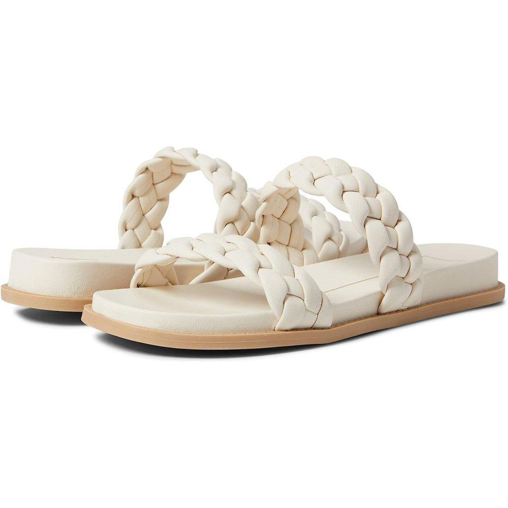 Glade Ivory Braided Flat Sandals