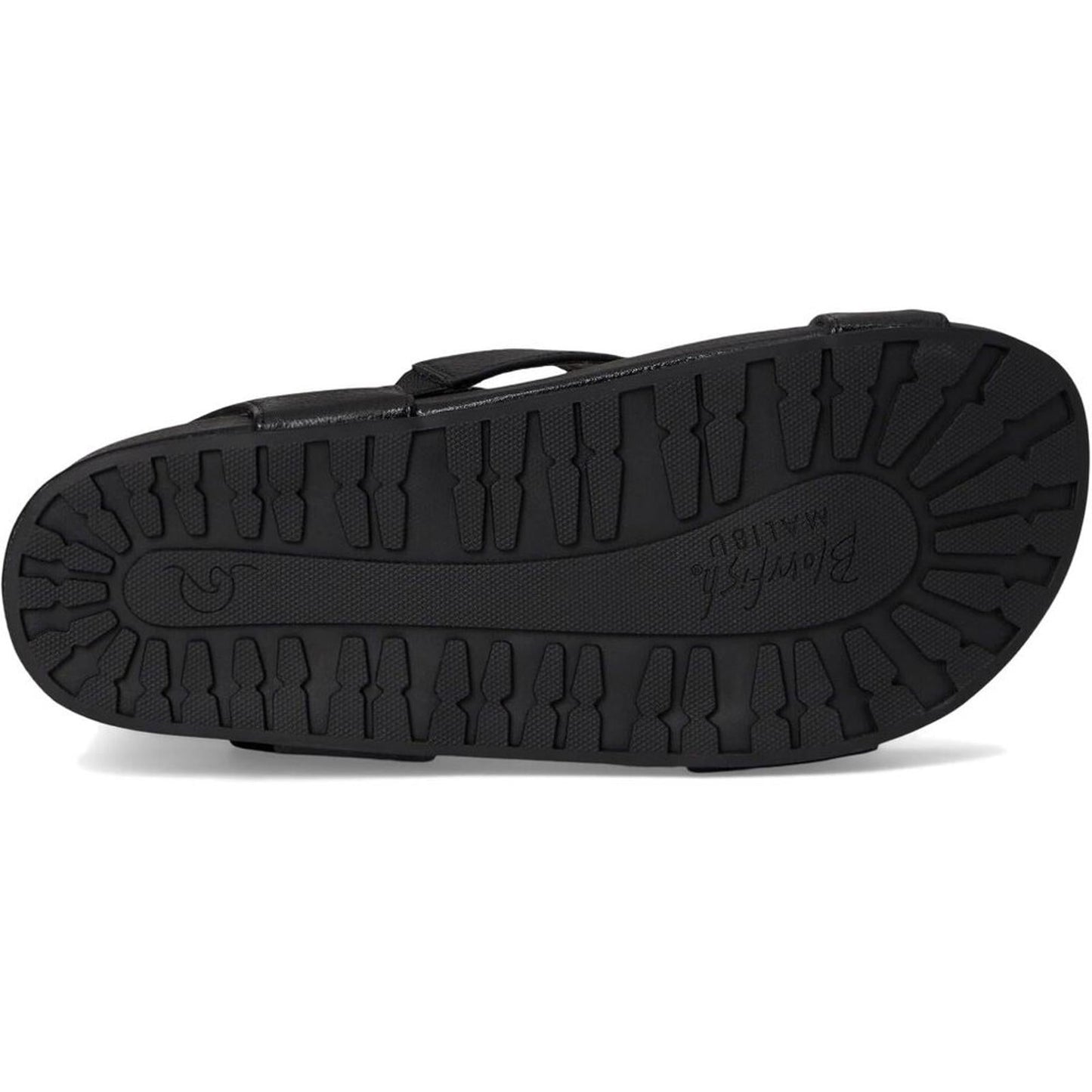 Isabel Black Faux Nubuck Platform Sandals