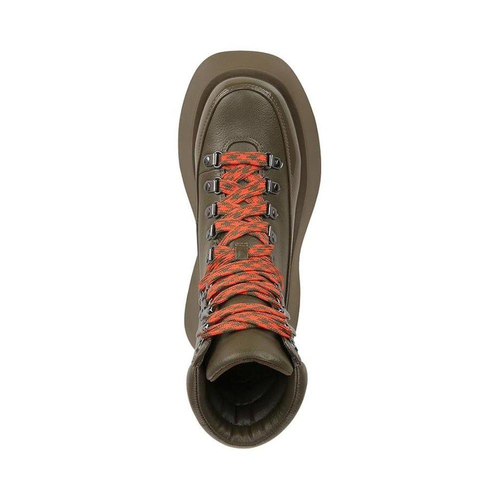Gail Dark Moss Lace Up Boots