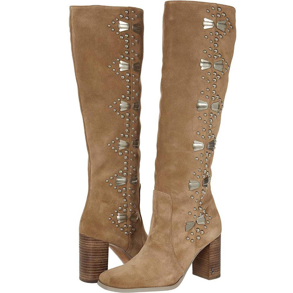 Oma Knee High Western Boots