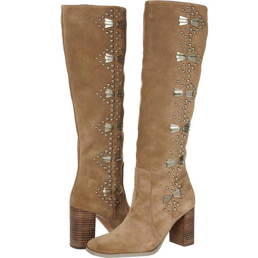 Oma Knee High Western Boots