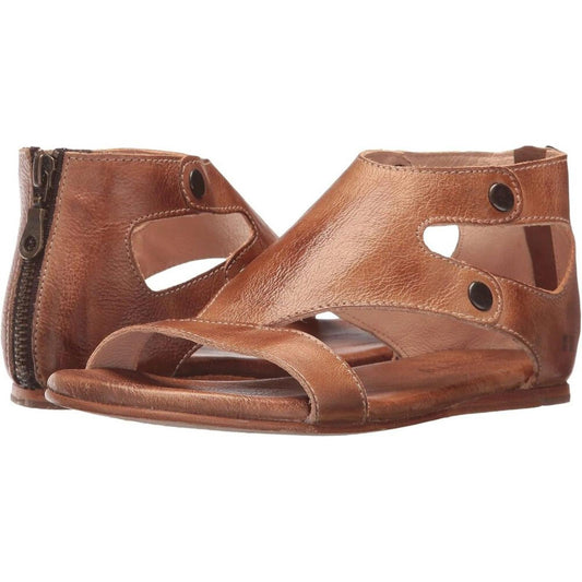 Soto Tan Rustic Leather Sandals