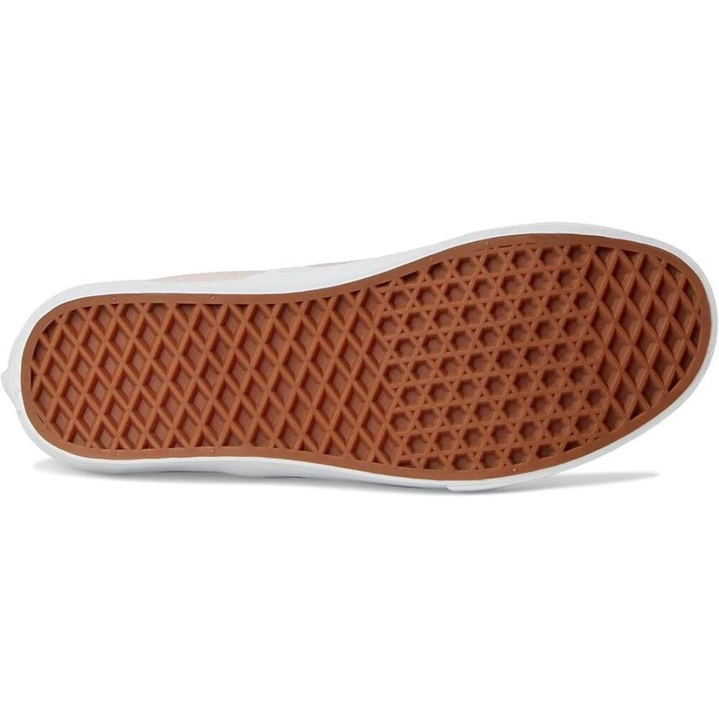 Classic Satin Checkerboard Sepia Rose Slip On Sneakers