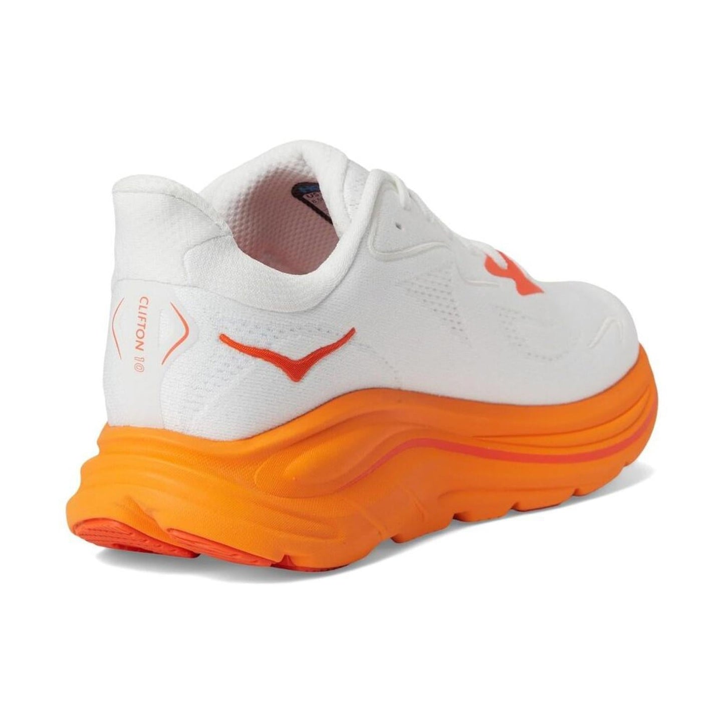 Clifton 10 Orange Zest Cushioned Sneakers