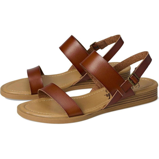 Arcadia Scotch Heel Strap Sandals