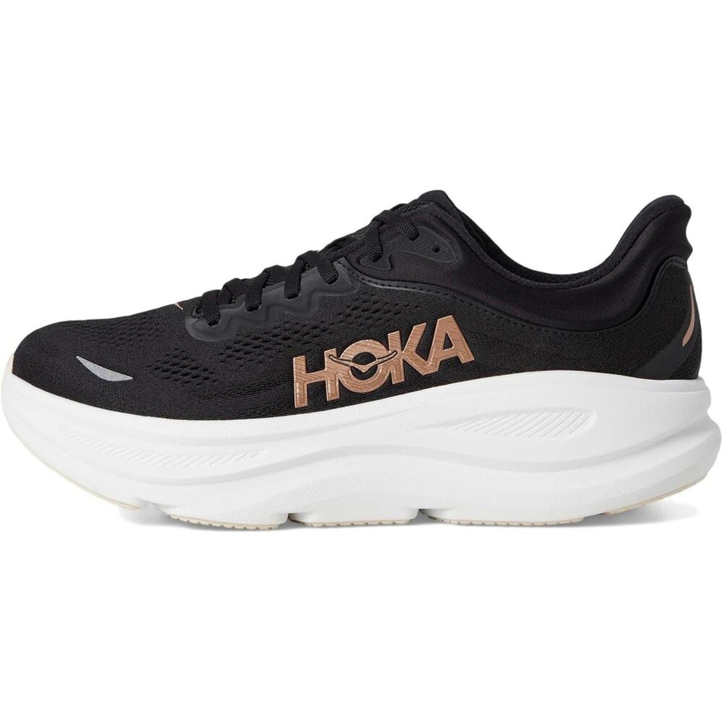 Bondi 9 Black Rose Gold Sneakers