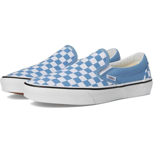 Classic Color Theory Checkerboard Heritage Blue Slip On Sneaker