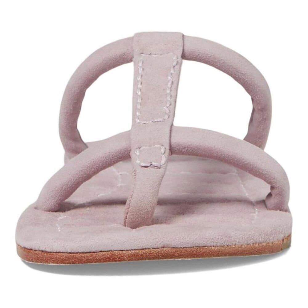 Hadden Pink Leather Quilted Flats