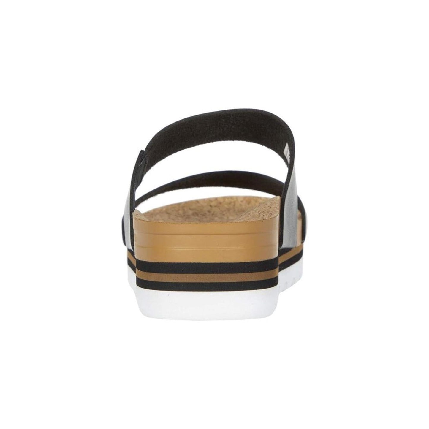 Cushion Vista Hi Black Slide Sandals