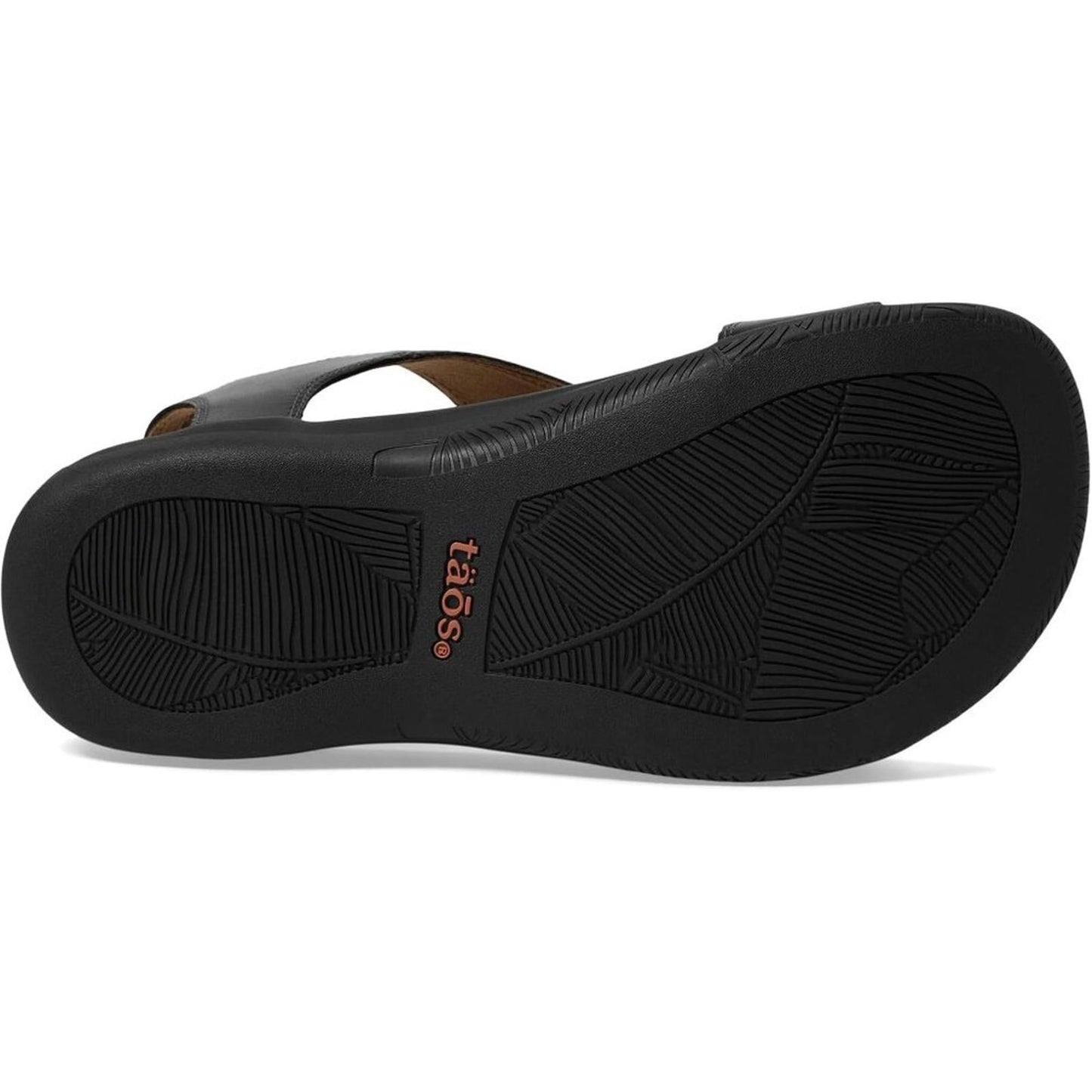 The Show Black Leather Sandals