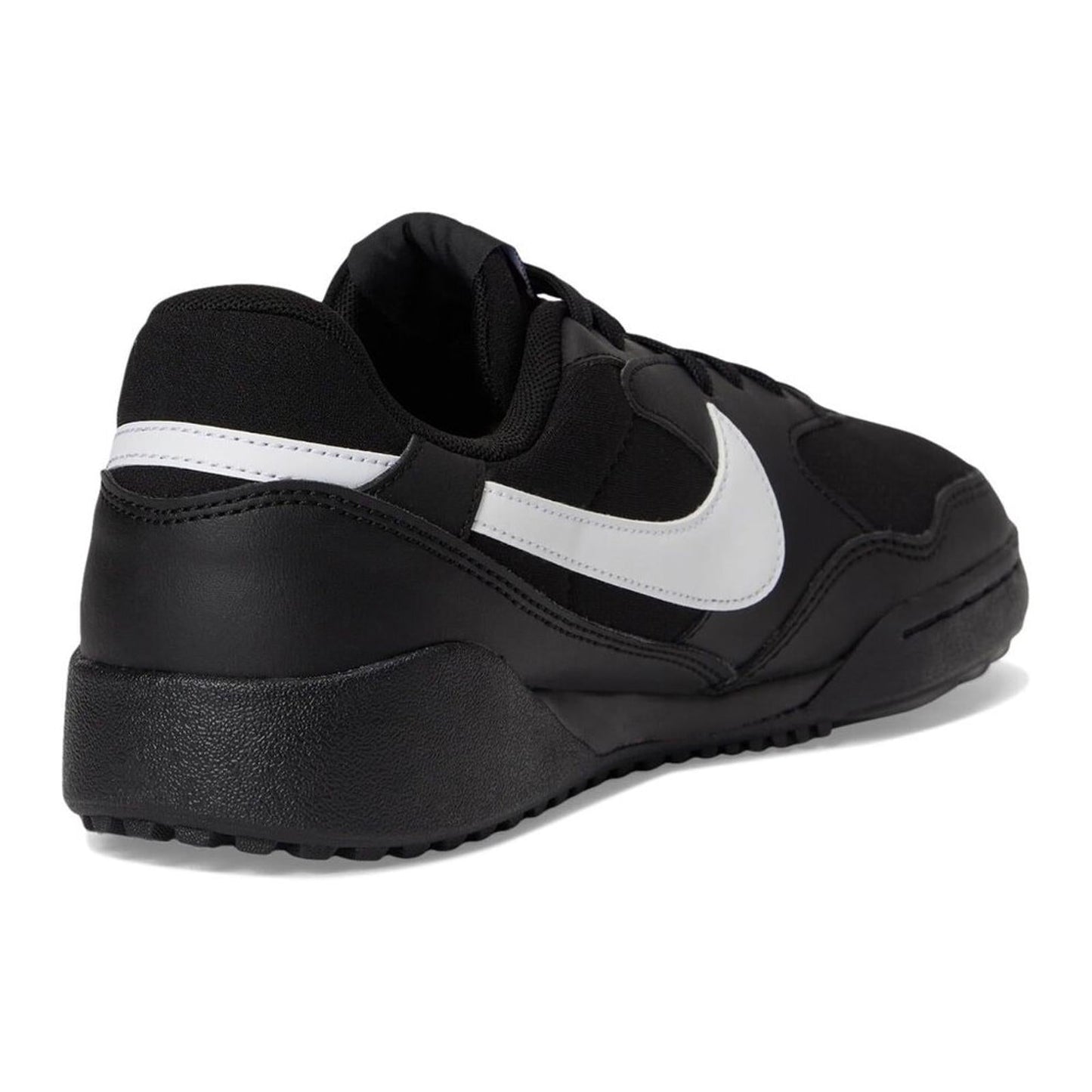 Terra Manta Black Leather Lace Up Sneakers