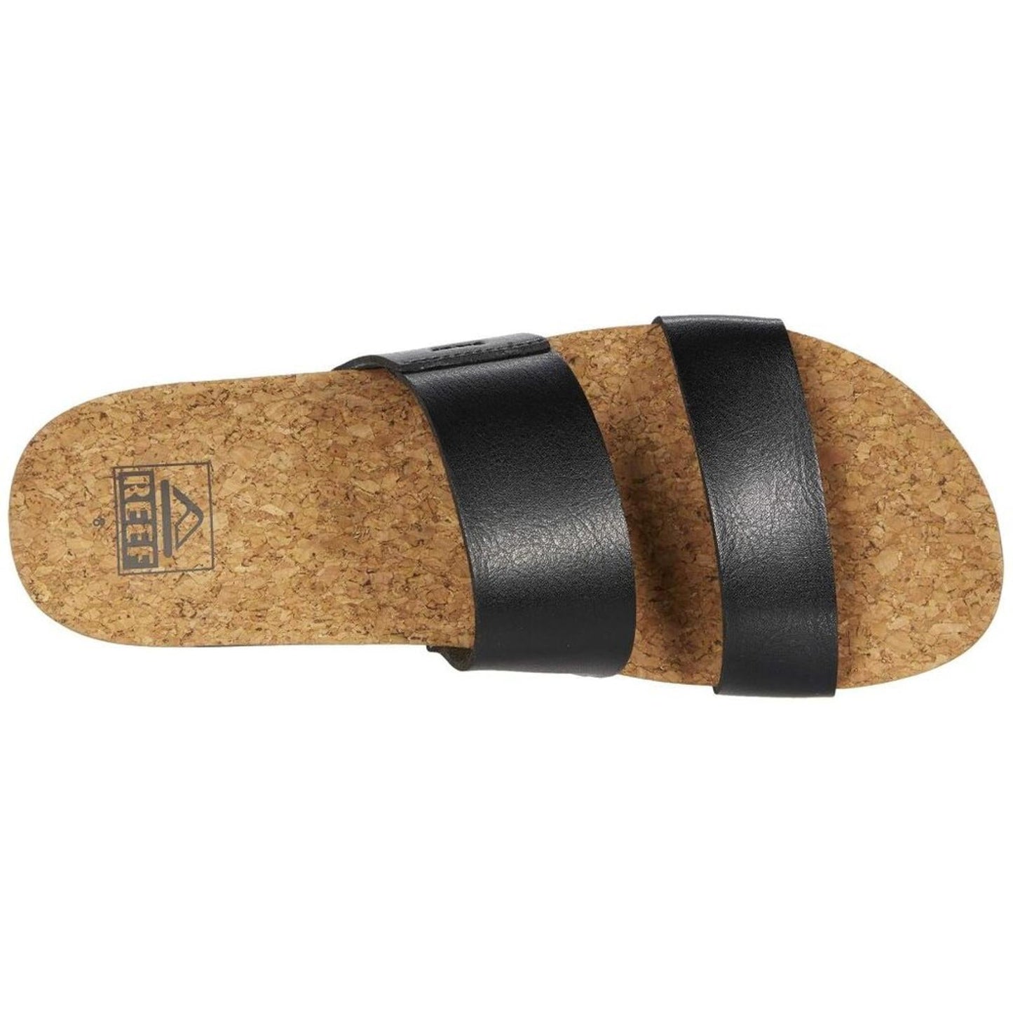 Cushion Vista Hi Black Slide Sandals