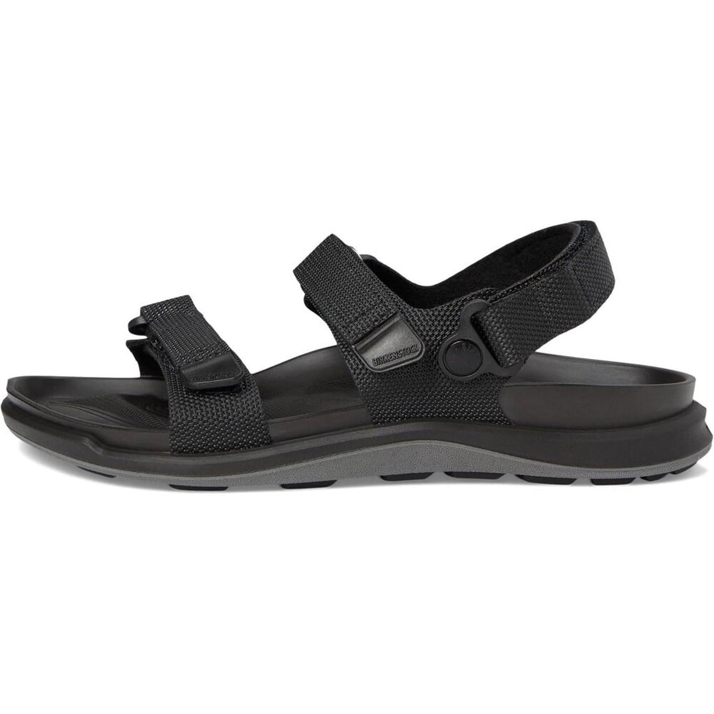 Kalahari Futura Black Birko-Flor Strap Sandals
