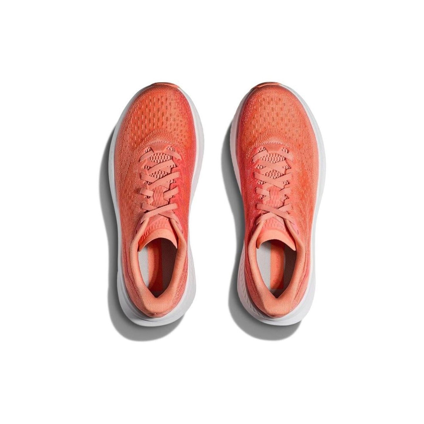 March 6 Guava White Lace Up Sneakers