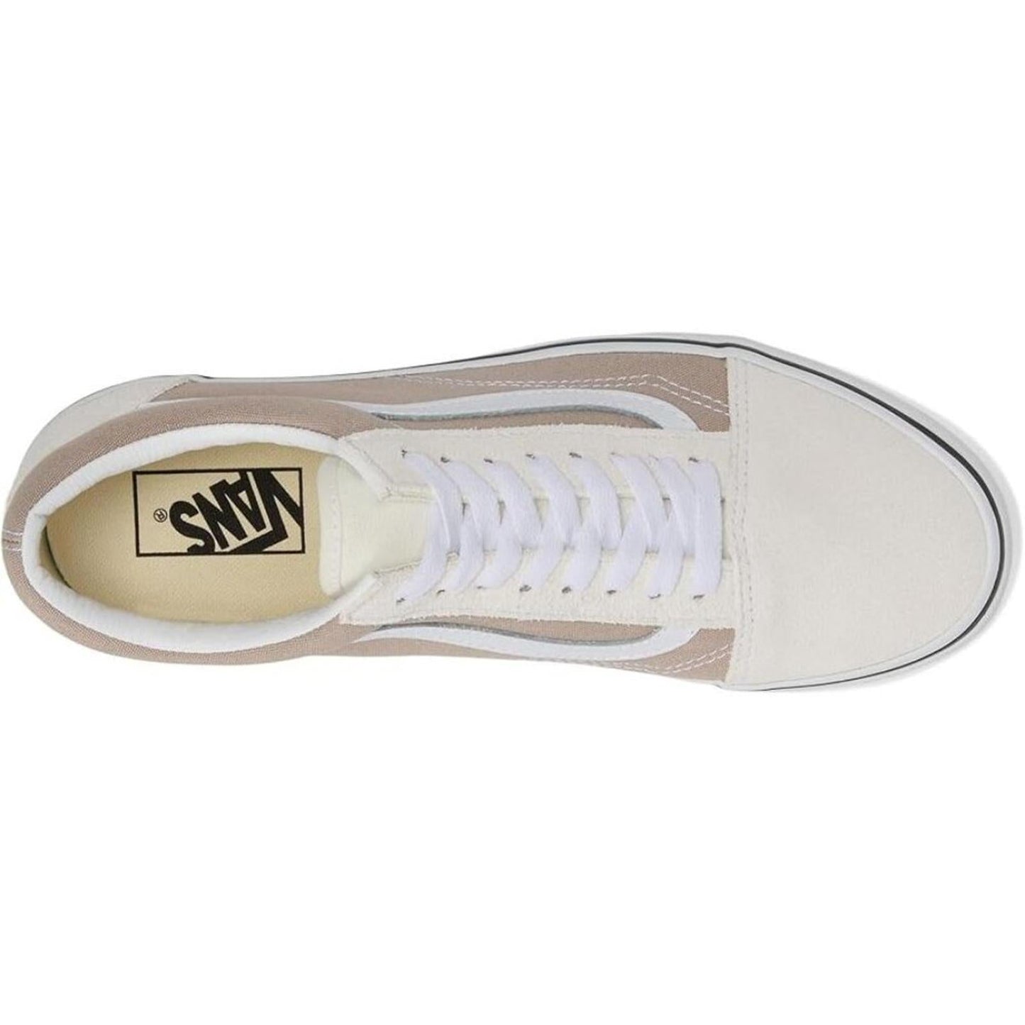 Old Skool 2 Tone Mushroom Lace Up Sneaker