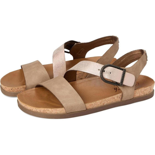 Lance Oak Faux Leather Sandals