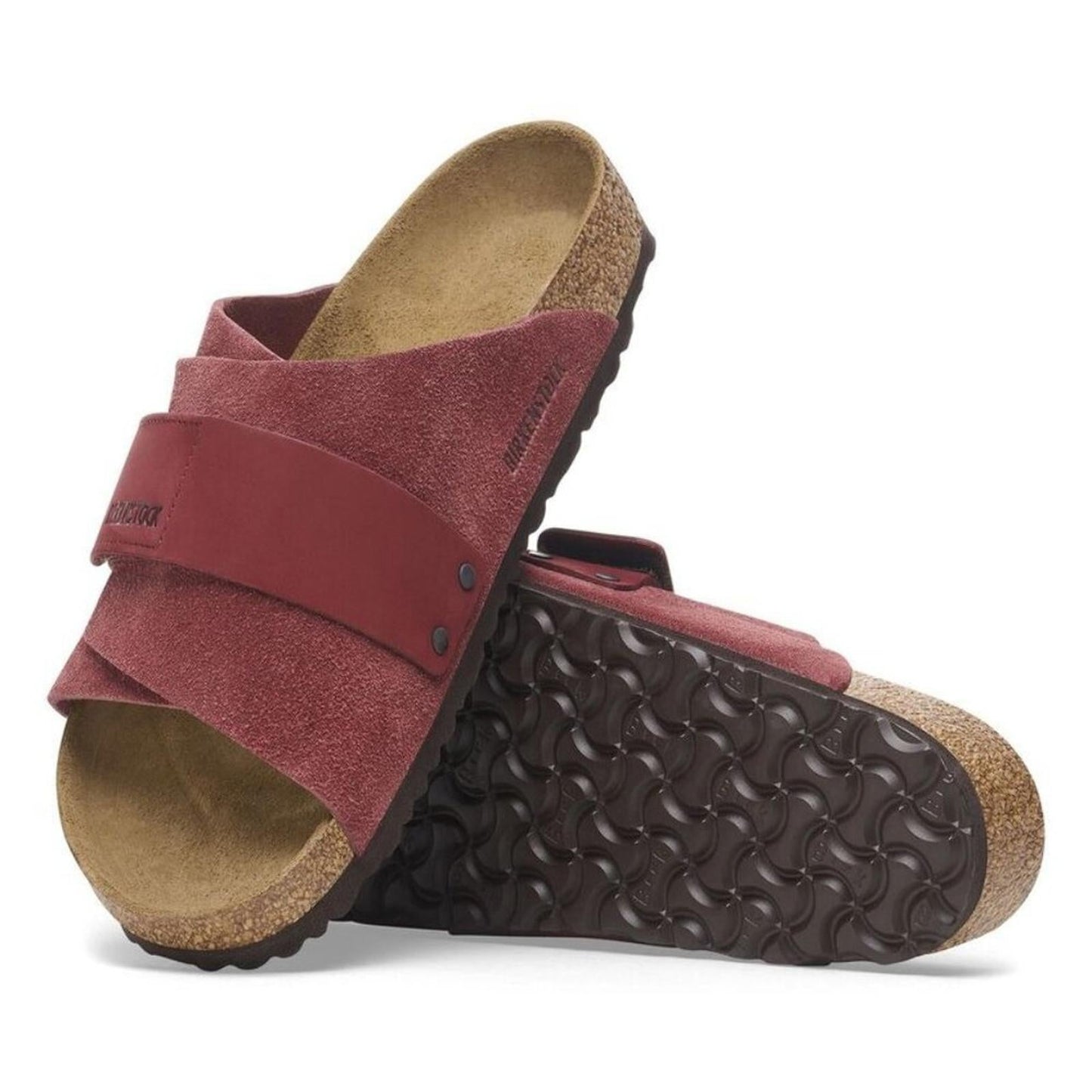 Kyoto Zinfandel Nubuck Suede Leather Sandals