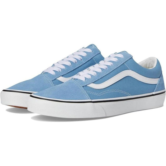 Old Skool Color Theory Heritage Blue Lace Up Sneakers