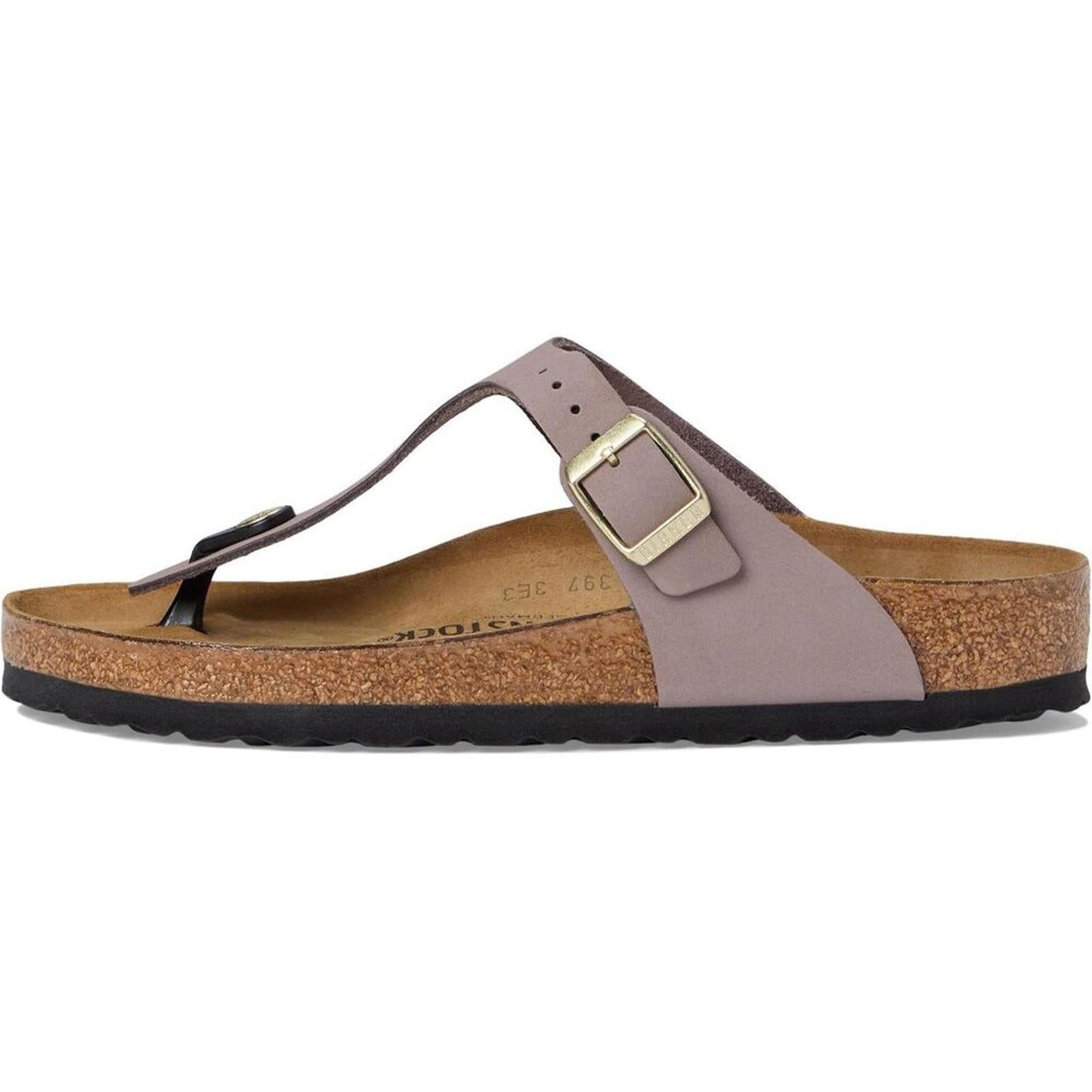 Gizeh Faded Nubuck Leather Purple Sandals