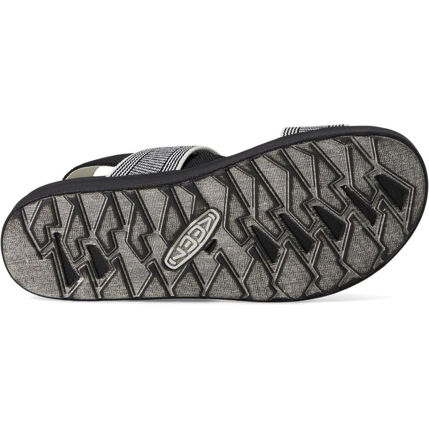 Elle Black Star White Backstrap Sandals