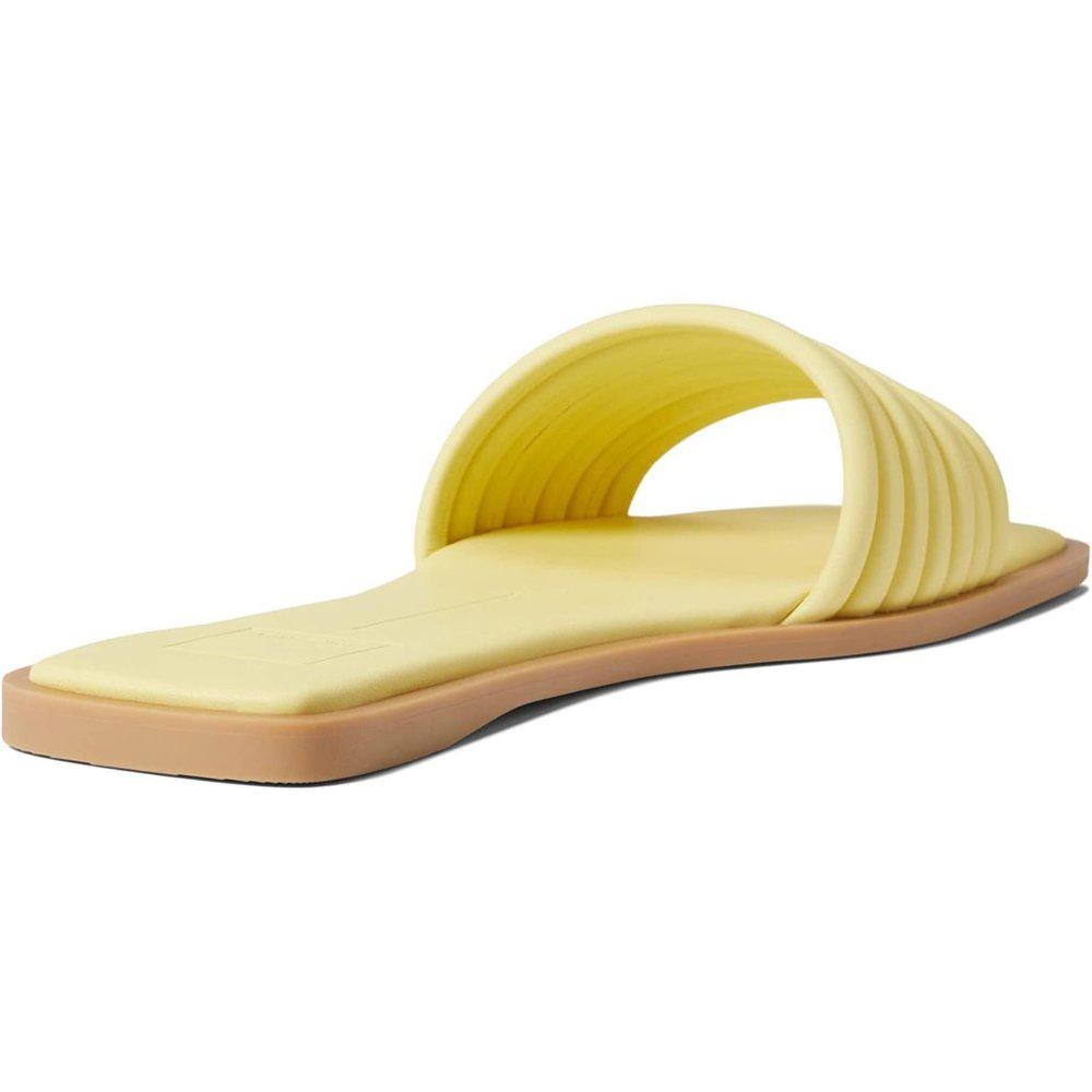 Nonika Daffodil Leather Flat Sandals