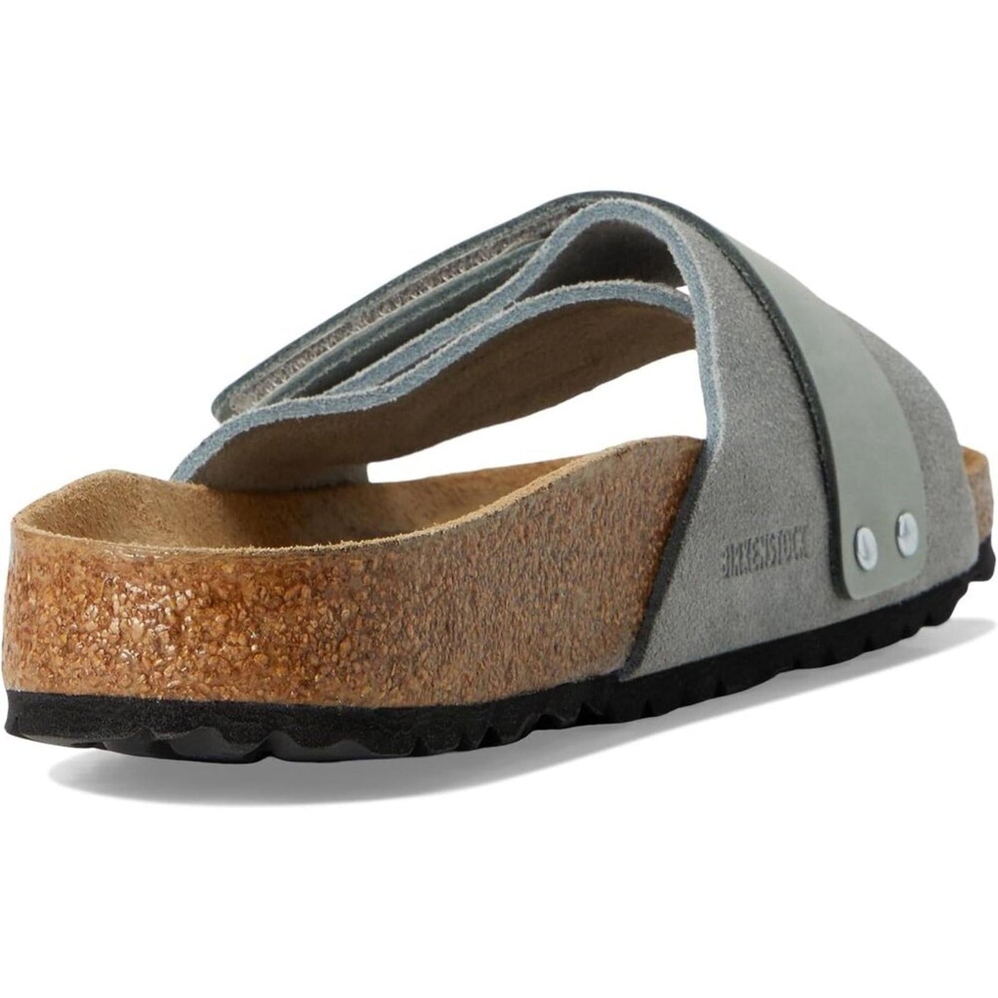 Oita Pure Sage Suede Slide Sandals