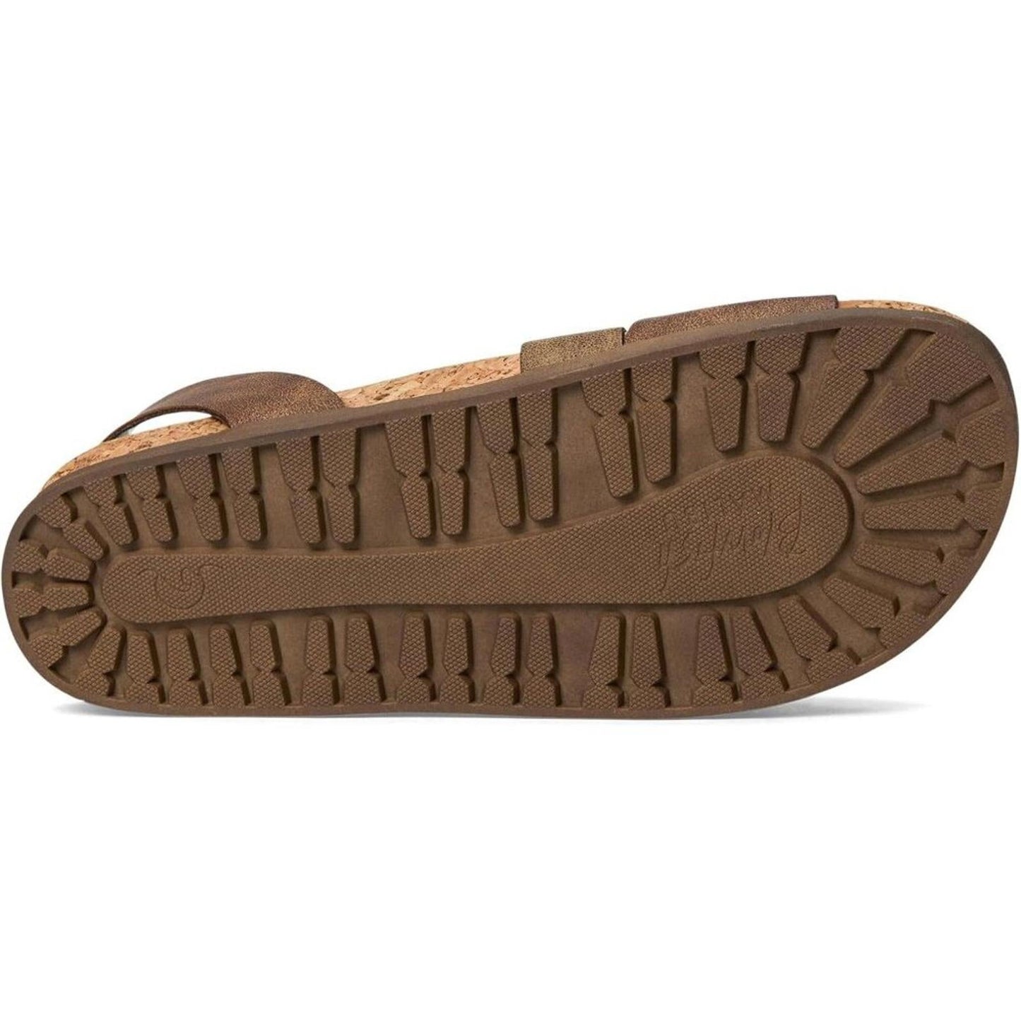 Lance Walnut Faux Leather Sandals