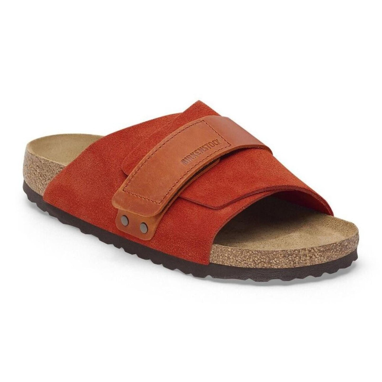 Kyoto Rust Brown Nubuck Suede Sandals