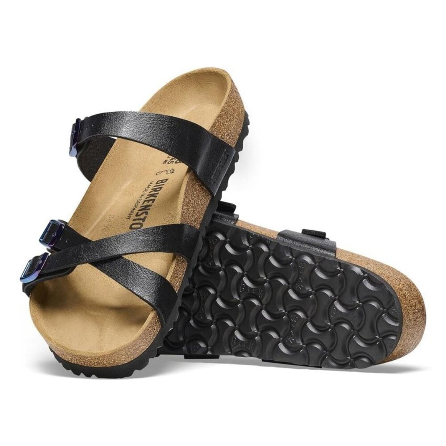 Franca Graceful Licorice Birko Flor Sandals