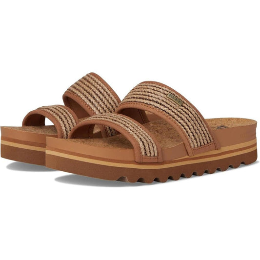 Cushion Vista Chocolate Raffia Hi Sandals