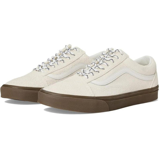 Old Skool Hairy Suede Marshmallow Lace Up Sneakers