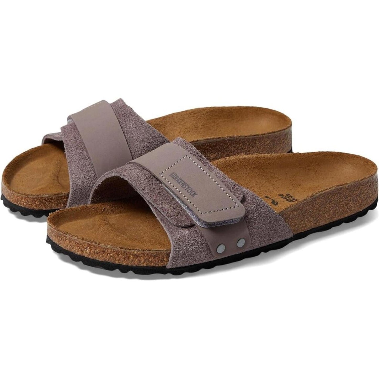Oita Faded Purple Suede Slide Sandals