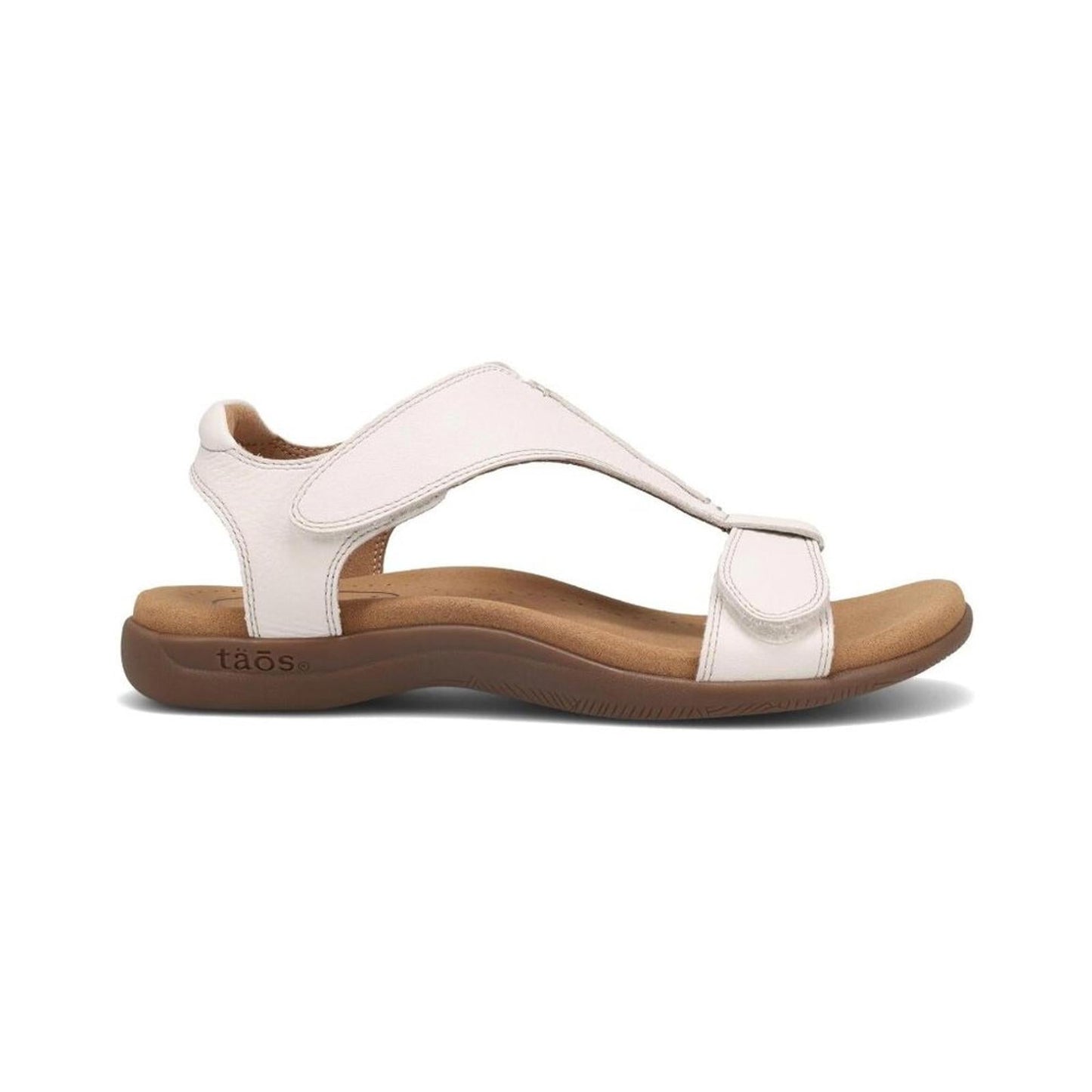 The Show White Leather Sandals