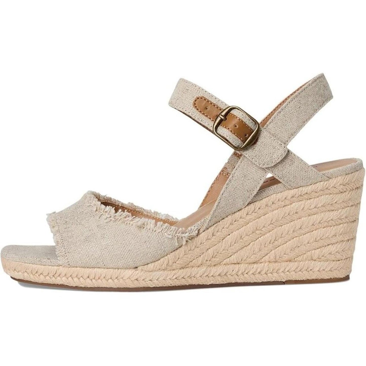 Mindra Natural Espadrille Wedge Sandals