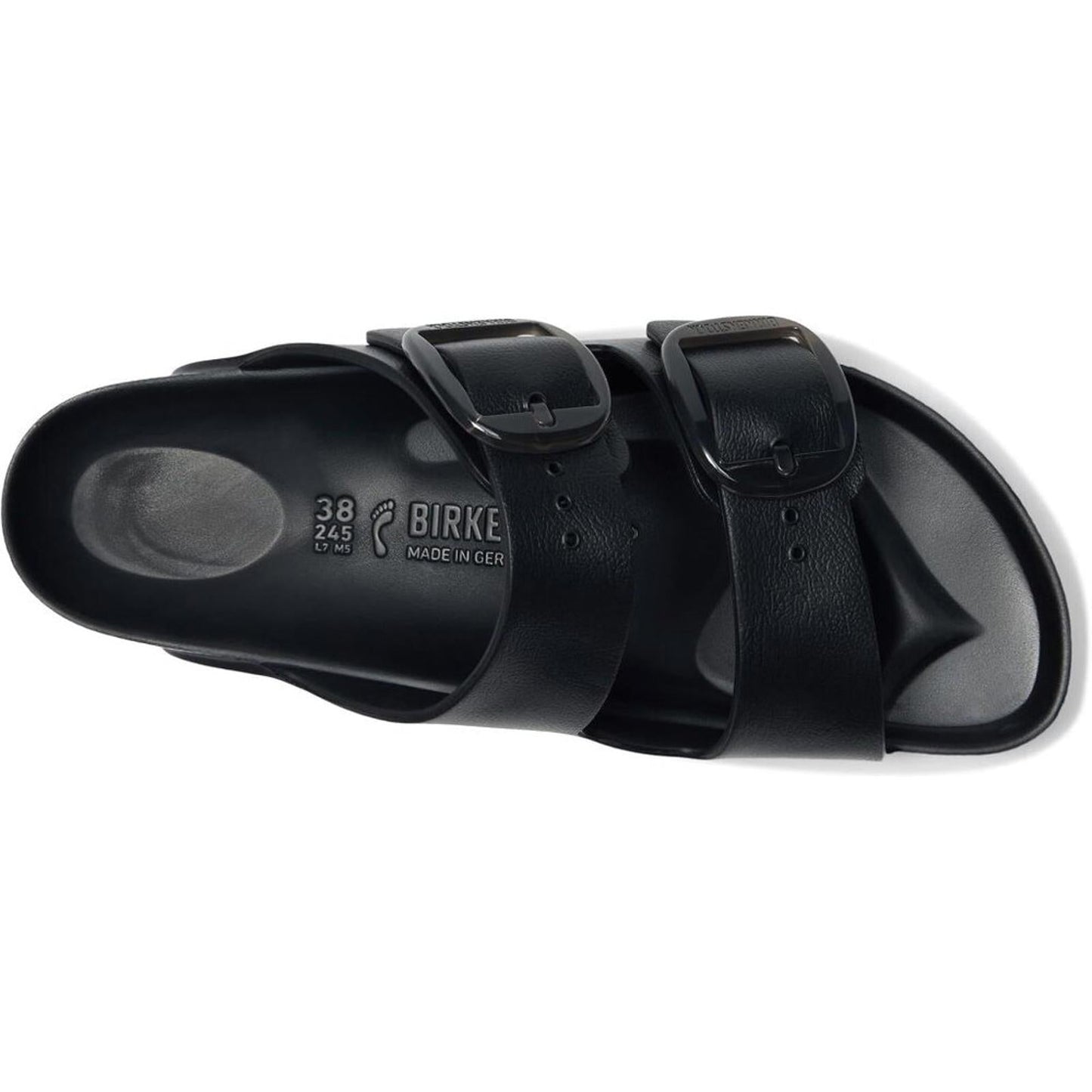 Arizona Big Buckle Eva Black Sandals