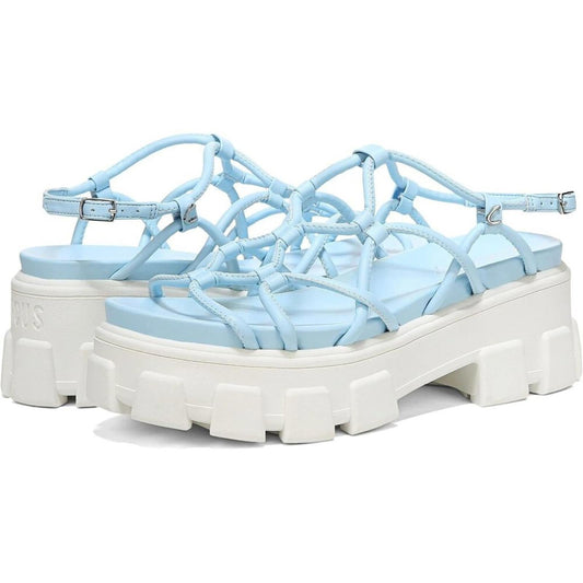Greyson Poolside Blue Chunky Strappy Sandals