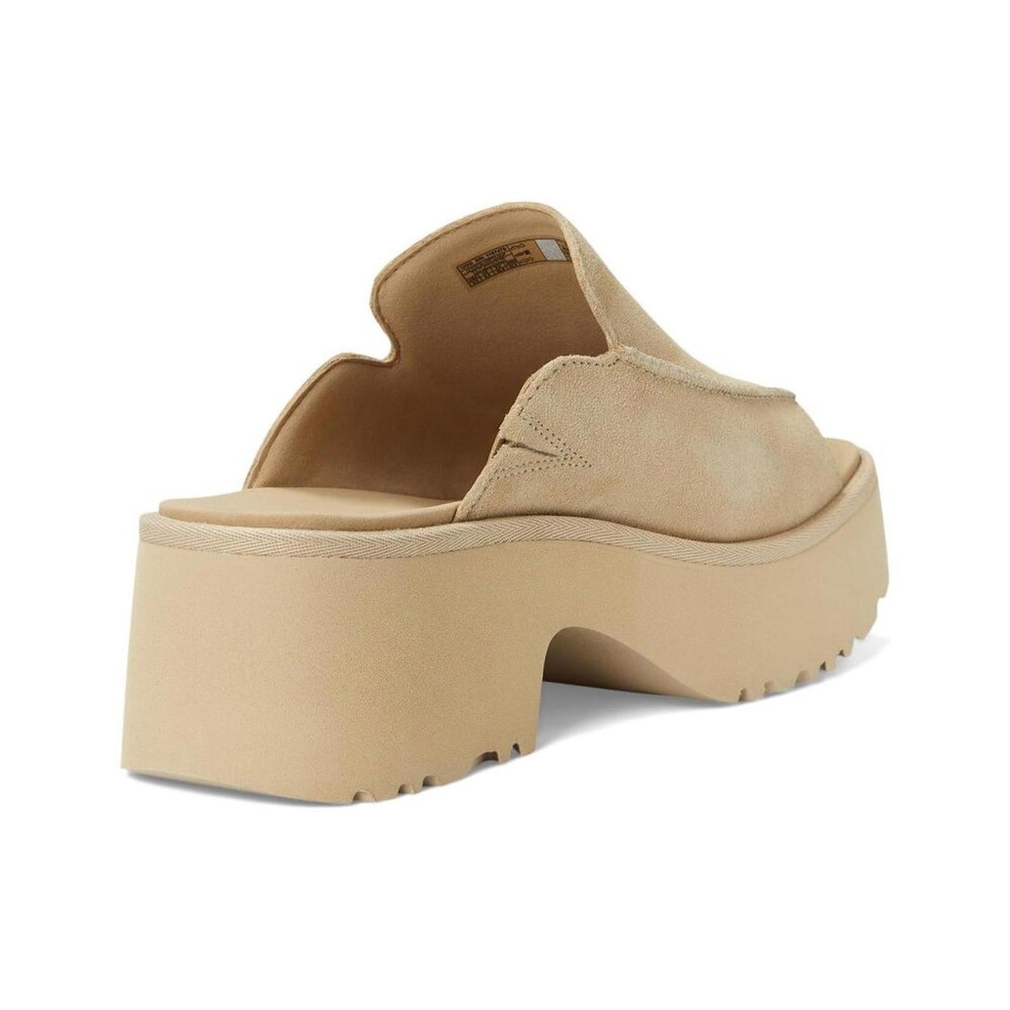 New Heights Mustard Seed Suede Slide Heeled Sandals