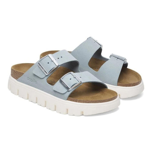 Papillio Arizona Chunky Baby Blue Suede Leather Sandals