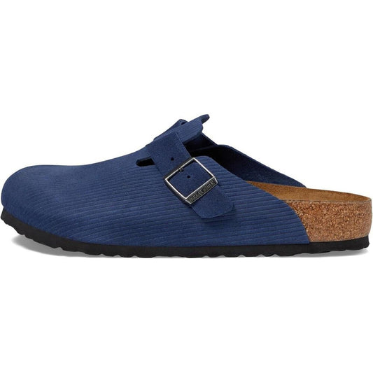 Boston Indigo Corduory Suede Clogs